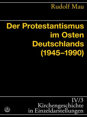 cover image of Der Protestantismus im Osten Deutschlands (1945-1990)